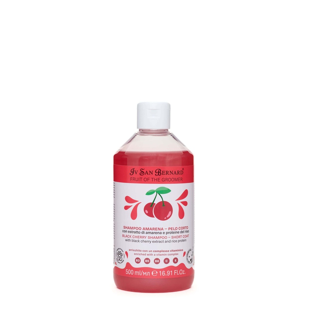 [FRUSHAAMA500] Fruit of the Groomer - Shampoo Amarena Pelo Corto - 500 ml