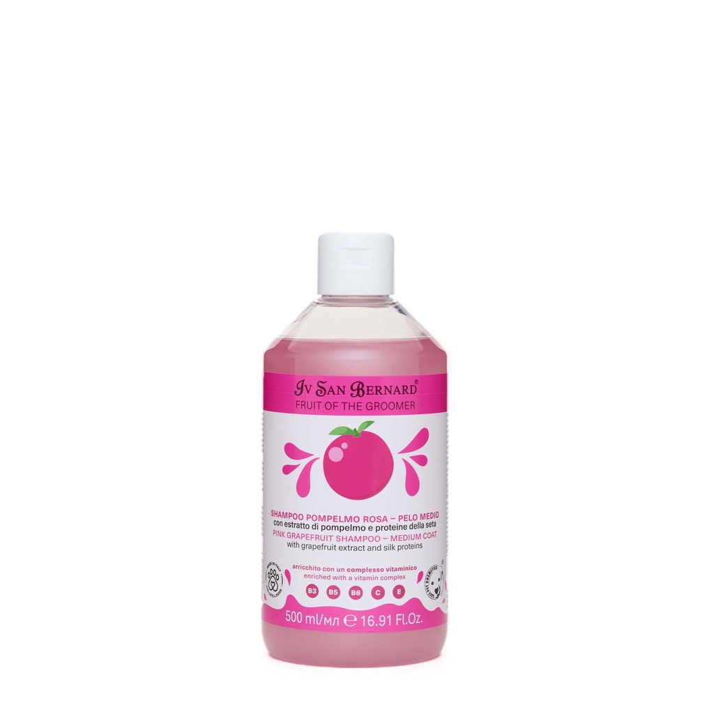 [FRUSHAPOM500] Fruit of the Groomer - Shampoo Pompelmo Rosa Pelo Medio - 500 ml