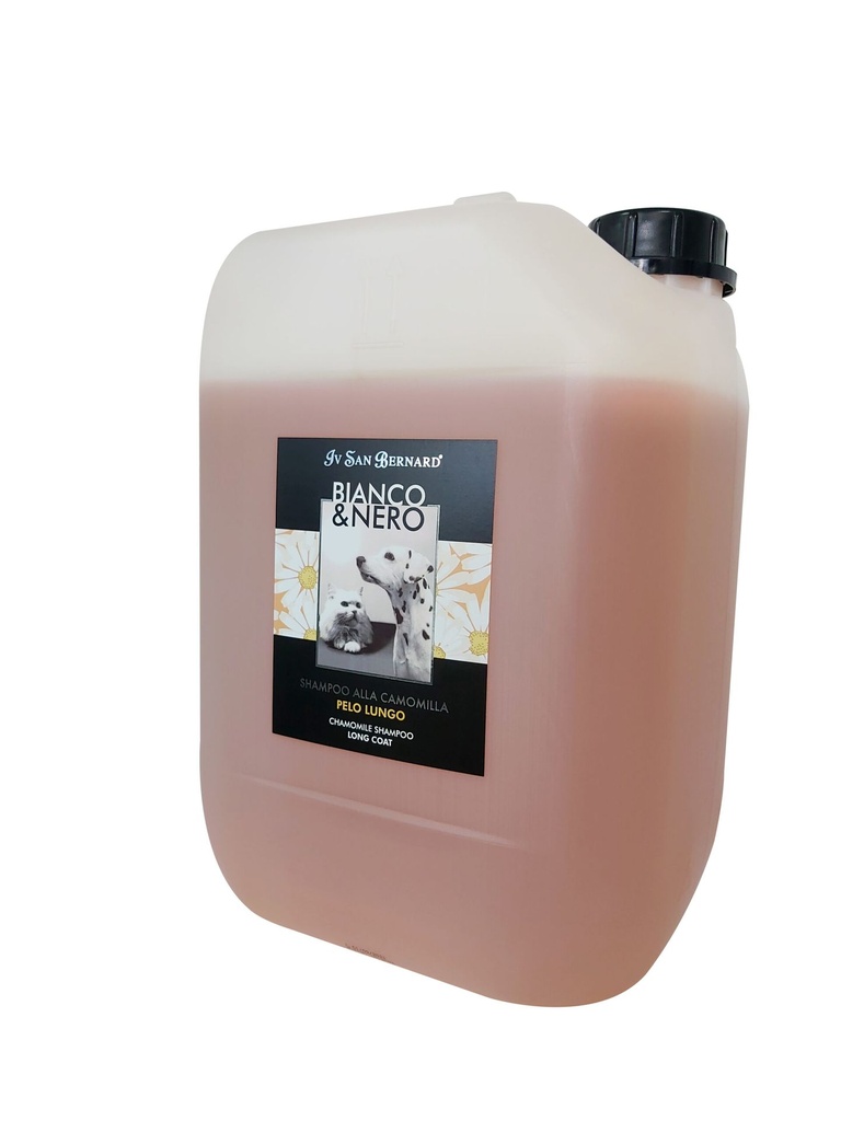 Bianco e Nero - Shampoing universel à la chamomille - Poil long - 10 L