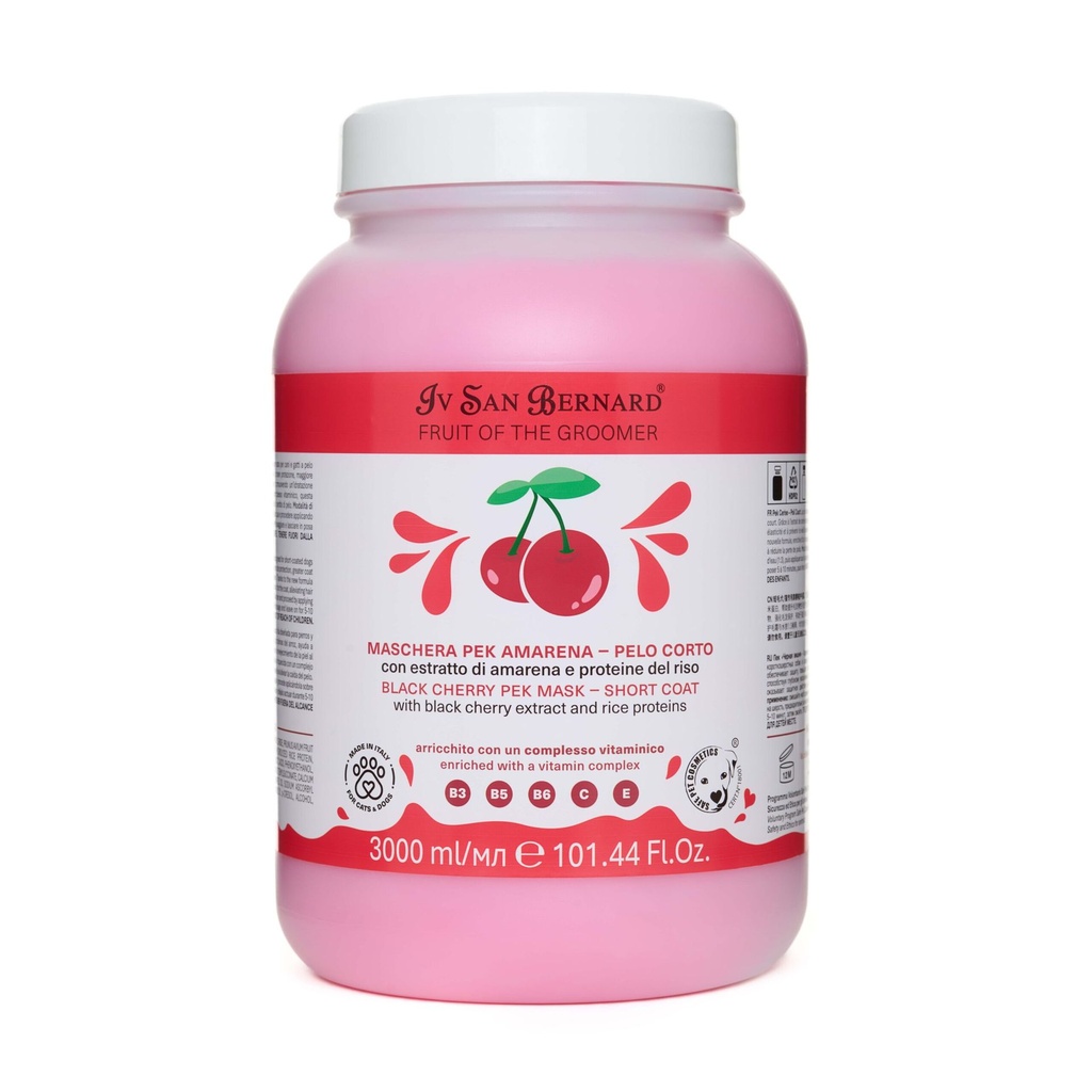 [FRUMASAMA3000] Fruit of the Groomer - Sauerkirsch-Maske Kurzhaar - 3 L