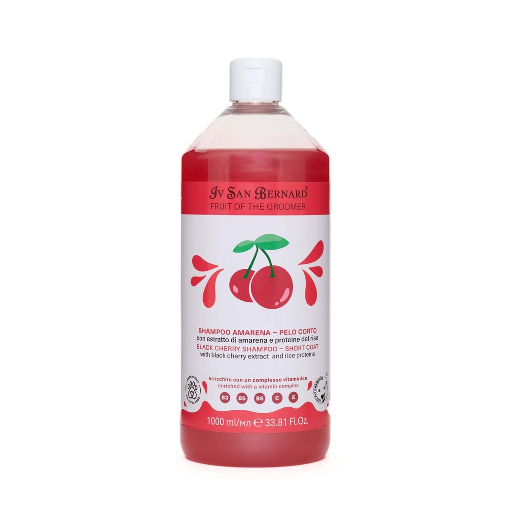 [FRUSHAAMA1000] Fruit of the Groomer - Shampoo Amarena Pelo Corto - 1 L