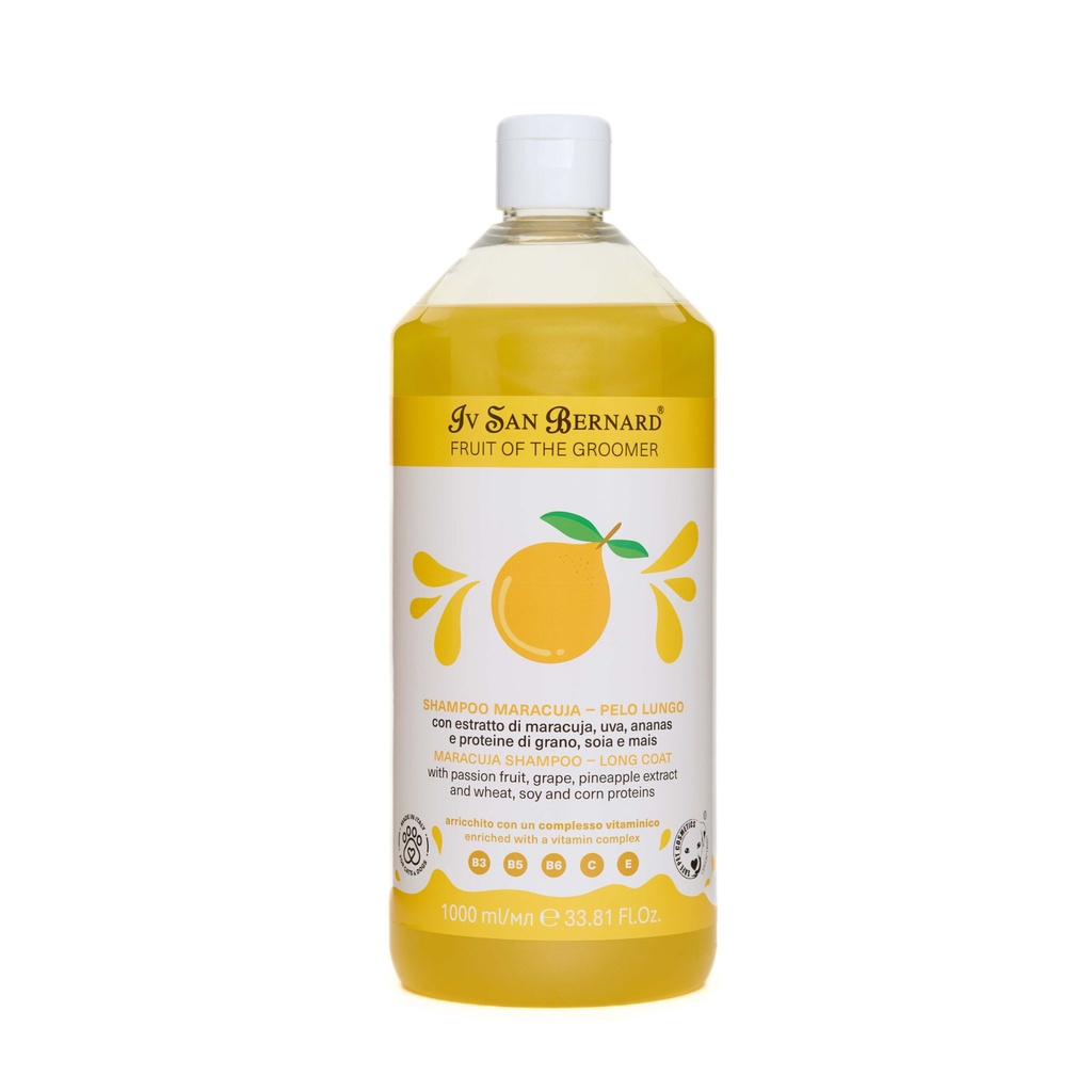 [FRUSHAMAR1000] Fruit of the Groomer - Long Coat Maracuja Shampoo - 1 L