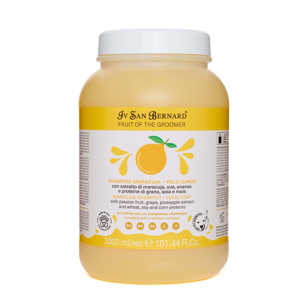 [FRUSHAMAR3000] Fruit of the Groomer - Long Coat Maracuja Shampoo - 3 L