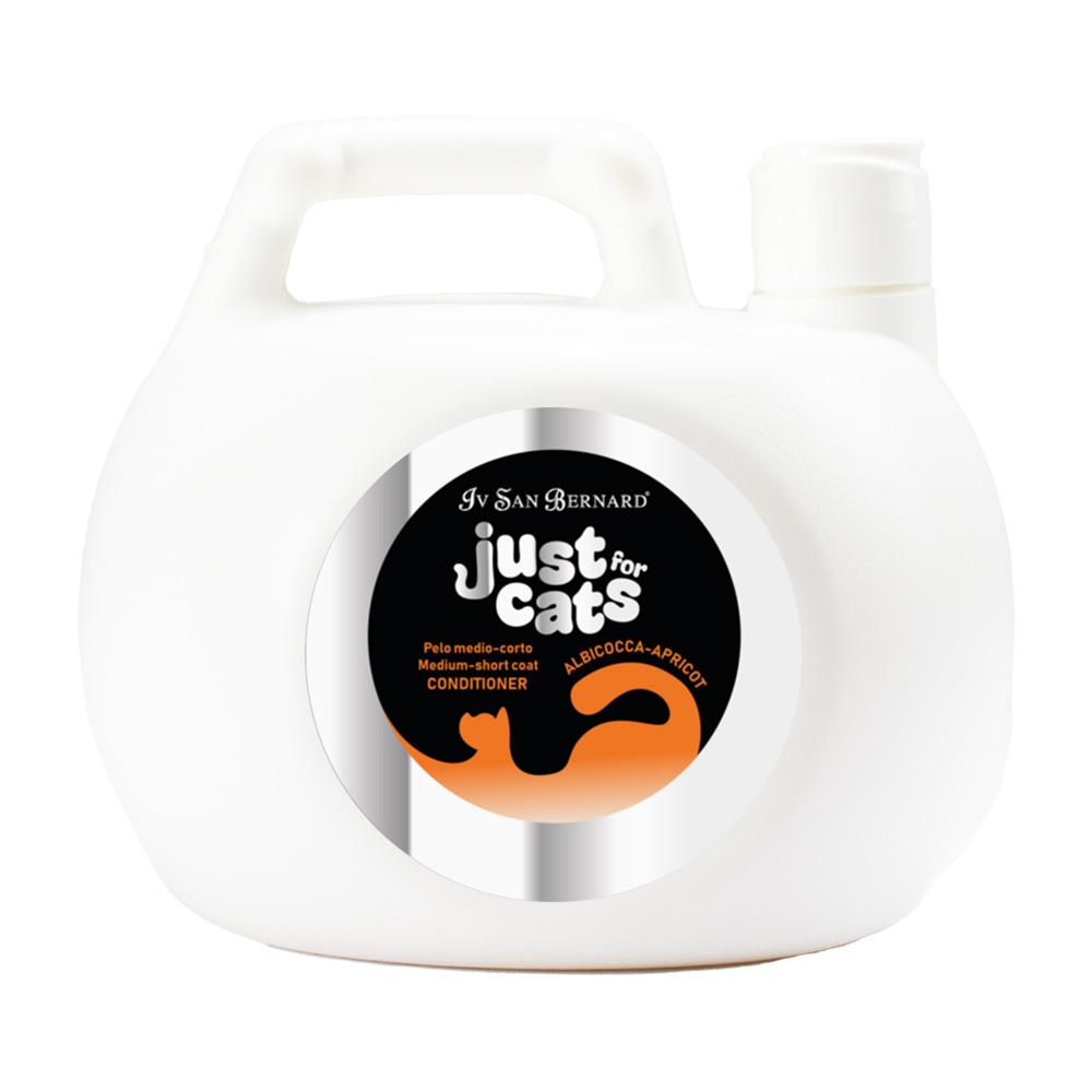 [BALAL1000] Just for Cats - Aprikosen-Pflegespülung Mittellanges/Kurzes Haar - 1 L